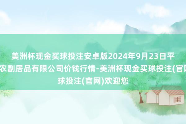 美洲杯现金买球投注安卓版2024年9月23日平凉新阳光农副居品有限公司价钱行情-美洲杯现金买球投注(官网)欢迎您