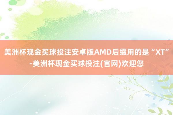 美洲杯现金买球投注安卓版AMD后缀用的是“XT”-美洲杯现金买球投注(官网)欢迎您